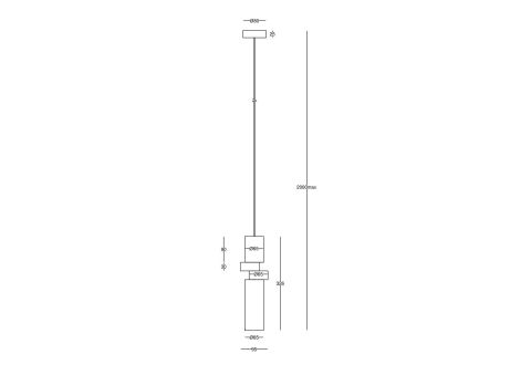 Подвесной светильник Maytoni MOD303PL-01CFL3
