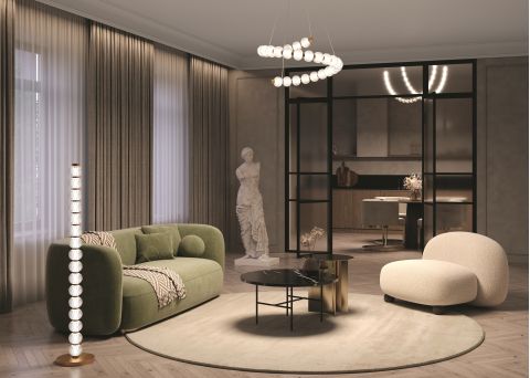Напольный светильник (торшер) Maytoni MOD555FL-L23G3K