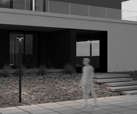 Садово-парковый светильник Outdoor O529FL-L30B3K