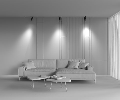 Трековый светильник Technical TR005-4-12W-DS-B