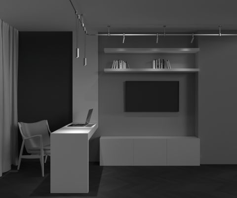 Трековый светильник Technical TR157-1-12W4K-PT