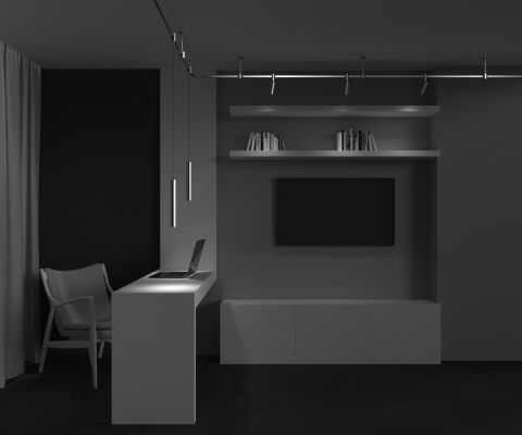 Трековый светильник Technical TR155-1-5W4K-PT