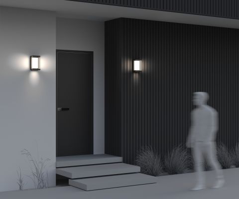 Уличный настенный светильник Outdoor O021WL-L10B3K