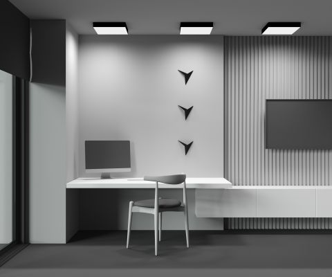 Потолочный светильник Technical C032CL-45W4K-SQ-B