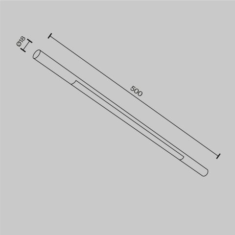 Светильник Technical C100CL-L500-12W3-6K-BS