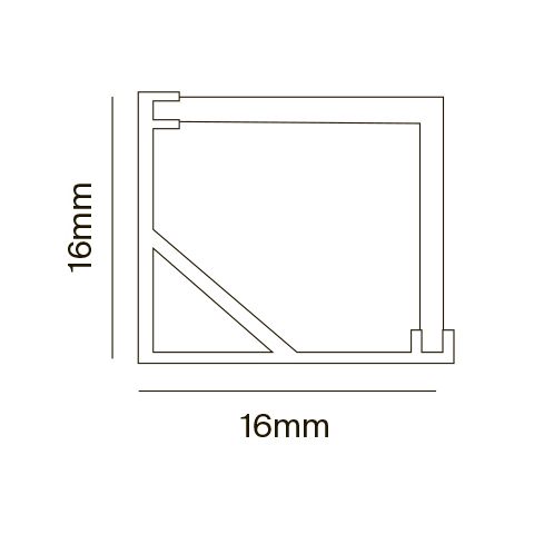 Профиль Led Strip ALM009S-2M