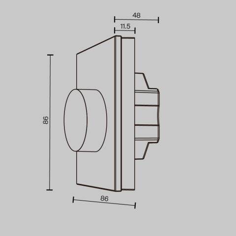 Роторная панель управления Lighting control 711024