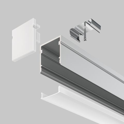 Профиль Led Strip ALM-2020-S-2M