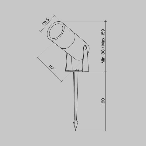 Ландшафтный светильник Outdoor O050FL-L5W3K