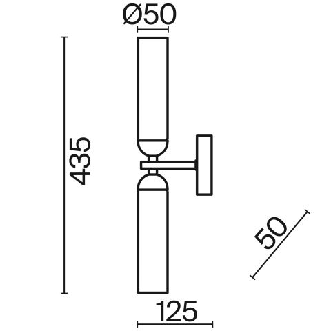 Настенный светильник (бра) Freya FR5379WL-02G