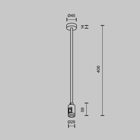 Комплектующие для трековой системы Technical TRA158C-SL1-B