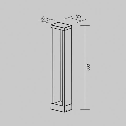 Ландшафтный светильник Outdoor O462FL-L10GF3K