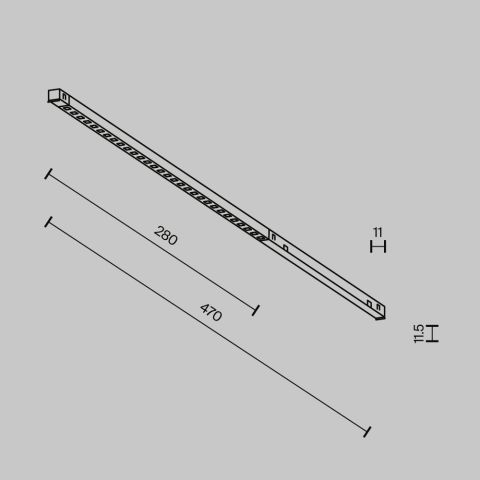 Трековый светильник Technical TR241-4-6WTW-DD2-B