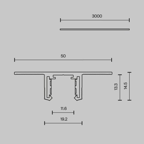 Шинопровод Technical TRX239-423.12B