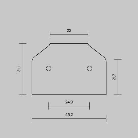 Комплектующие для профиля Technical TRA239MPEC-S