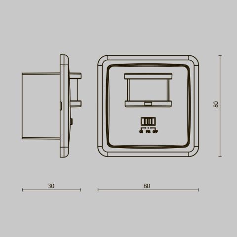 Датчики движения и освещенности Lighting control SI-02