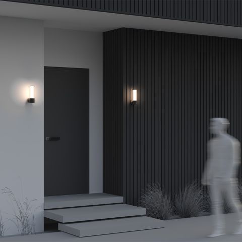 Уличный настенный светильник Outdoor O593WL-L8BR3K
