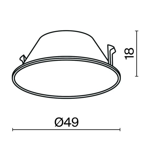 Комплектующие для светильника Technical Ring057-7-MG