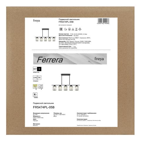 Люстра Freya FR5474PL-05B