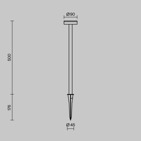 Ландшафтный светильник Outdoor O503FL-L4B3K1