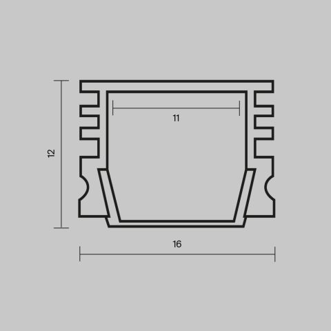 Профиль Led Strip 631005