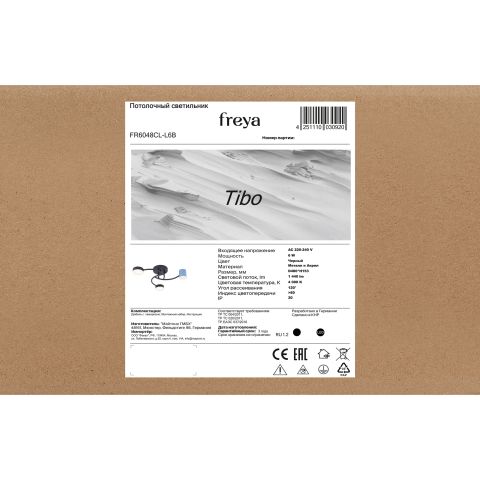 Потолочный светильник Freya FR6048CL-L6B