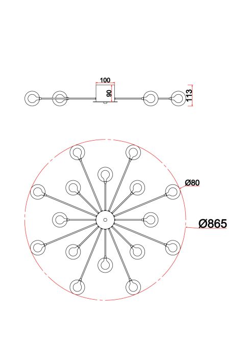 Люстра Freya FR5242CL-16W