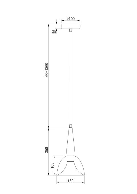 Подвесной светильник Freya FR8009PL-01GB
