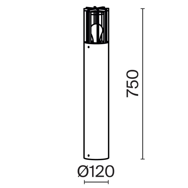 Ландшафтный светильник Outdoor O453FL-01GF