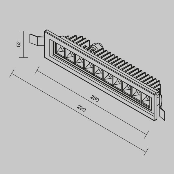 Уличный потолочный светильник Outdoor O488DL-L12GF3K