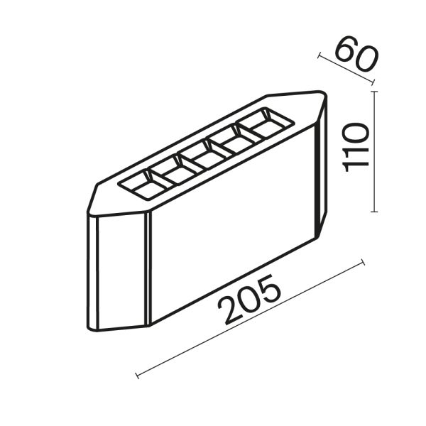 Архитектурная подсветка Outdoor O412WL-L5GF3K