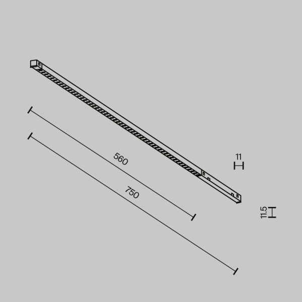 Трековый светильник Technical TR241-4-12WTW-DSZ-B