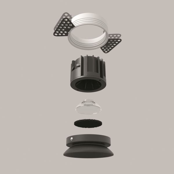 Встраиваемый светильник Technical DL058-12W3K-TRS-B