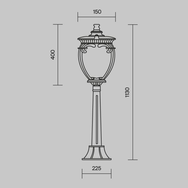 Ландшафтный светильник Outdoor O414FL-01GB1