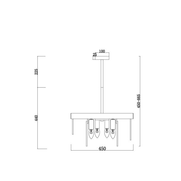 Подвесной светильник Freya FR5104PL-06BS3