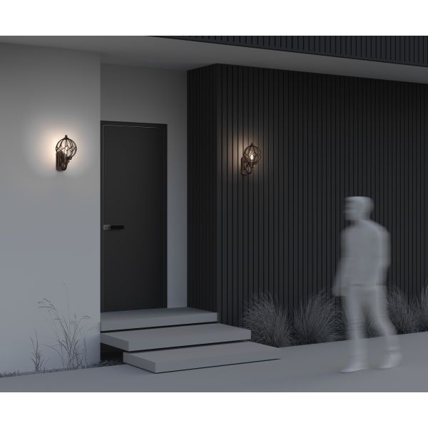 Уличный настенный светильник Outdoor O024WL-01G