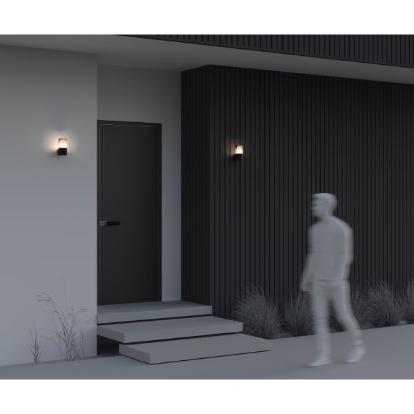 Уличный настенный светильник Outdoor O016WL-01B