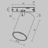 Трековый светильник Technical TR187-1-5W3K-M-BW