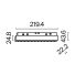 Трековый светильник Technical TR031-4-12WTW-DD-B
