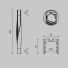Профиль Led Strip ALM-3535R-B-TR-90°-0.4M