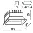Встраиваемый светильник Technical DL056-12W3-4-6K-W