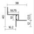 Профиль Led Strip 636024